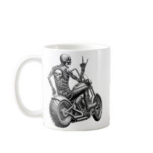 "Skull biker" on hot machine