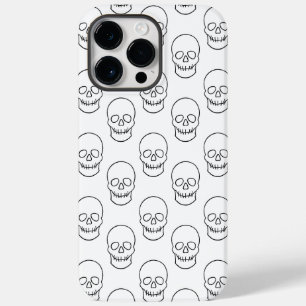 Skull - Black and White Case-Mate iPhone 14 Pro Max Case