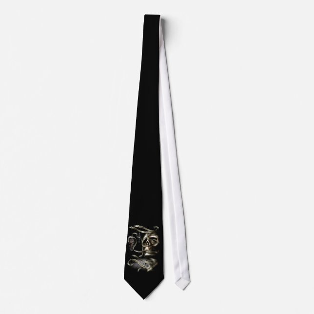 skull black tie (Front)