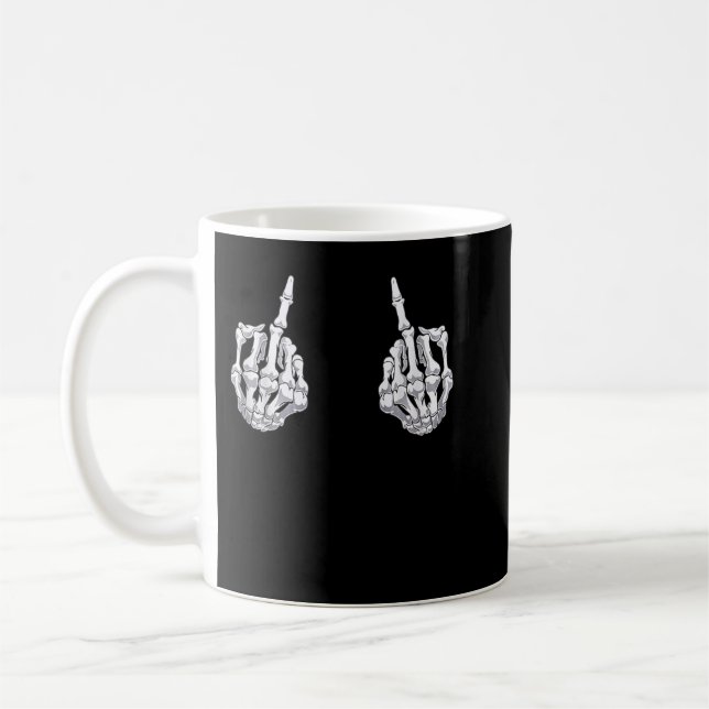 Skull & Bones 322 distressed T-shirt - Skull and C Coffee Mug (Left)