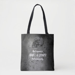 Skull & Bones Halloween Tote Bag