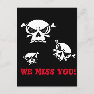Skull Boys Postcard