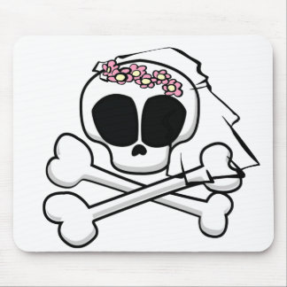 Skull Bride Gifts Mouse Mat