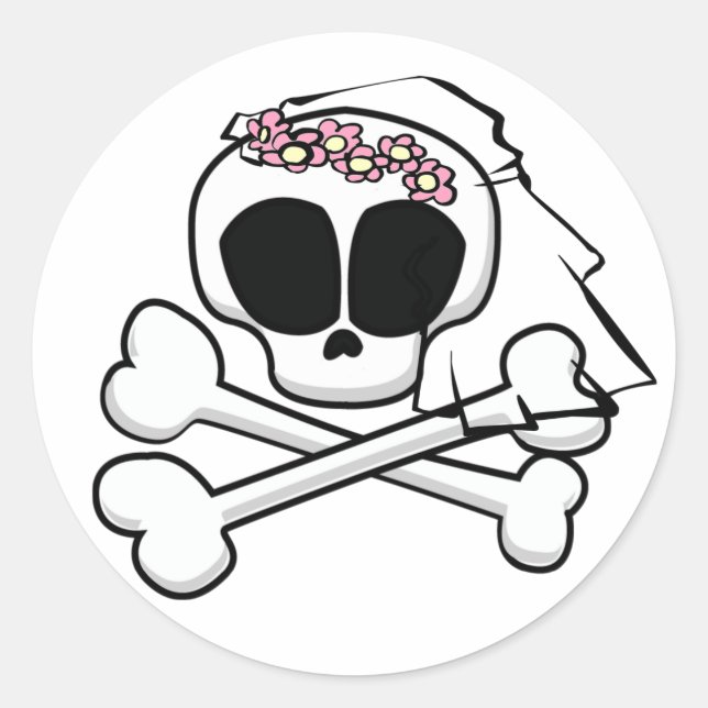 Skull Bride Stickers (Front)