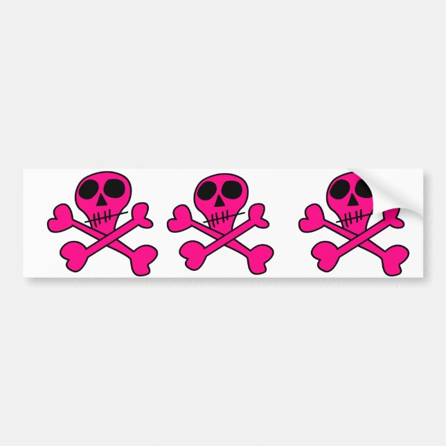 skull bumper sticker (Front)