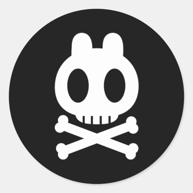 Skull Bunny Stickers (Front)
