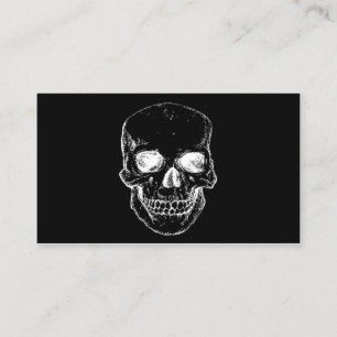 skull business card