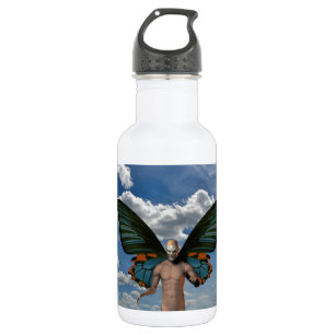 Skull Butterfly 532 Ml Water Bottle