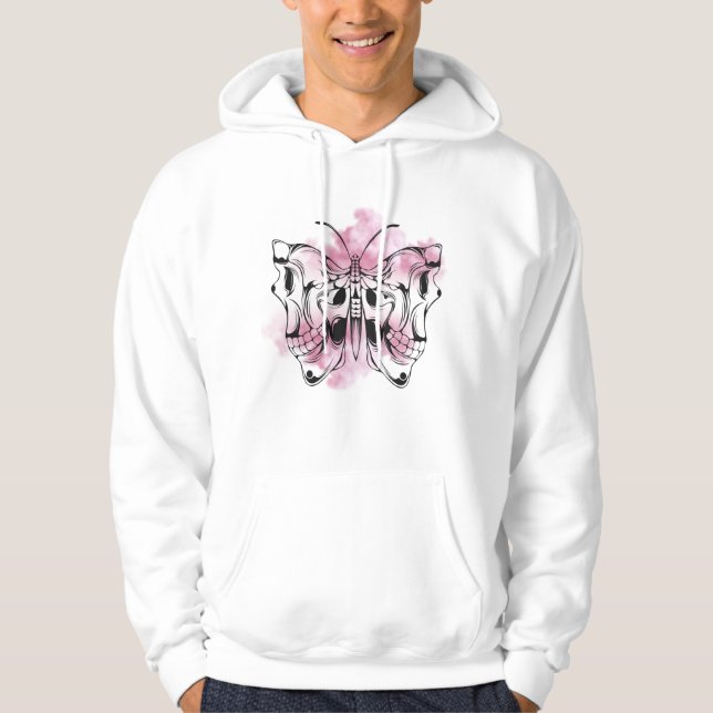 Skull butterfly hoodie (Front)