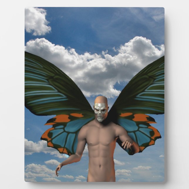 Skull Butterfly Plaque (Front)