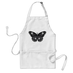Skull Butterfly Standard Apron