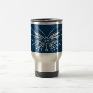 Skull Butterfly Travel Mug