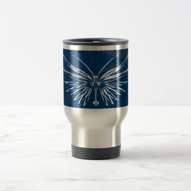 Skull Butterfly Travel Mug (Center)