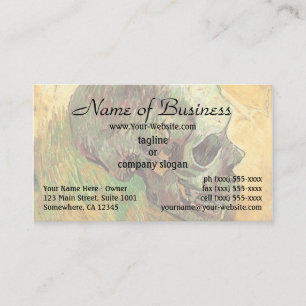 Skull by Vincent van Gogh Business Card