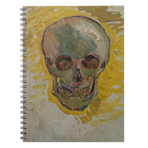 Skull by Vincent Van Gogh Notebook