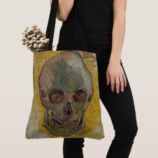 Skull by Vincent Van Gogh Tote Bag