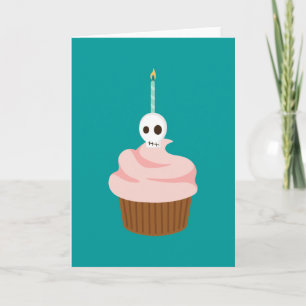 Skull Cake Card