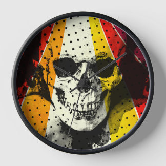 Skull Candy Carnival Wall clock