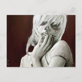 skull candy postcard