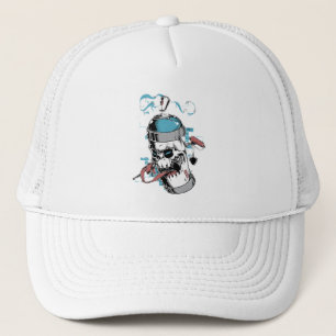 Skull Canister Trucker Hat