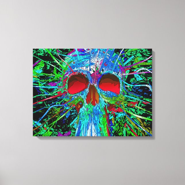 Skull Canvas Print (Front)