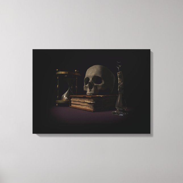 Skull Canvas Print (Front)