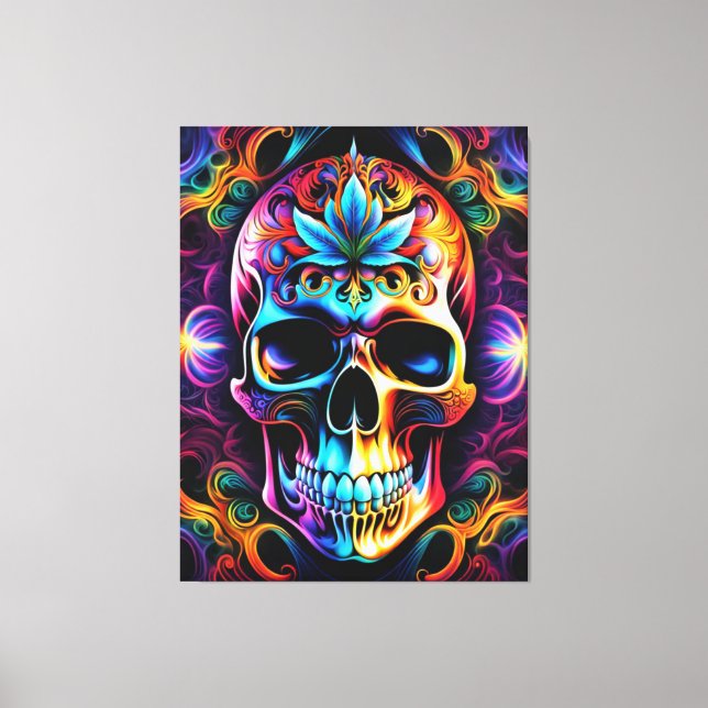 Skull Canvas Print (Front)