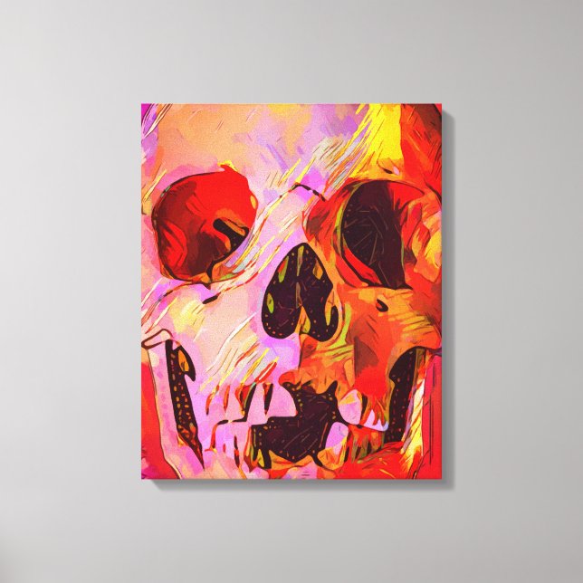 Skull Canvas Print (Front)