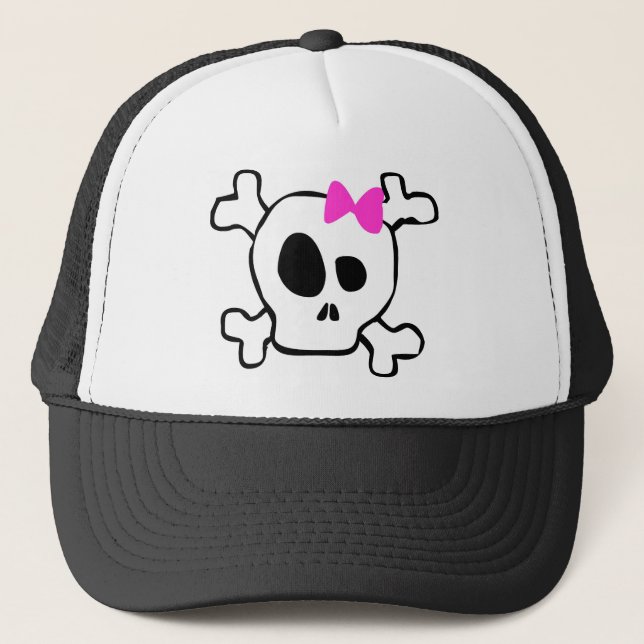 Skull cap...sort of trucker hat (Front)