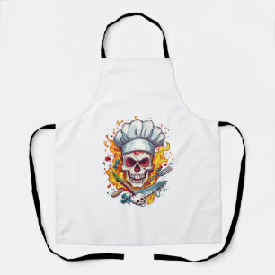 Skull Chef Kitchen Master Apron