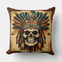 Skull Chic: Throw Pillow Collection