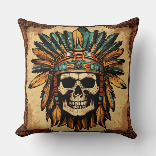 Skull Chic: Throw Pillow Collection (Front)