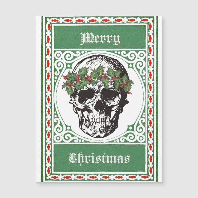 Skull Christmas Card (Front)