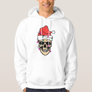Skull Christmas Lights  Hoodie