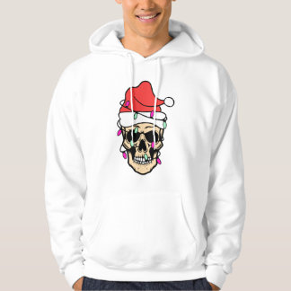 Skull Christmas Lights  Hoodie