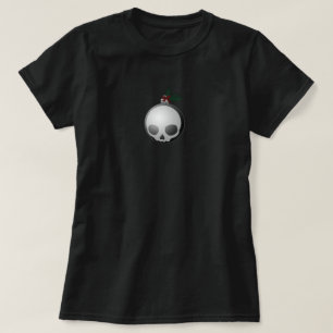 Skull Christmas Ornament Graphic T-Shirt