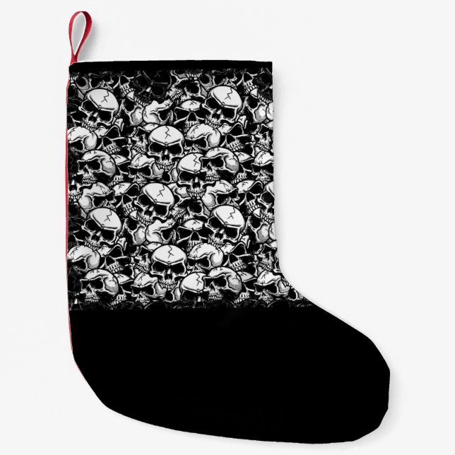 SKULL CHRISTMAS STOCKING (Front)