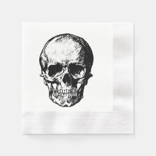 Skull Cocktail Napkin