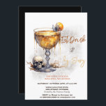 Skull Cocktail Scary Costumes & Cocktail Halloween Invitation<br><div class="desc">Cute skull cocktails theme Halloween party invitation. Personalise this spooktacular invite with your details.</div>
