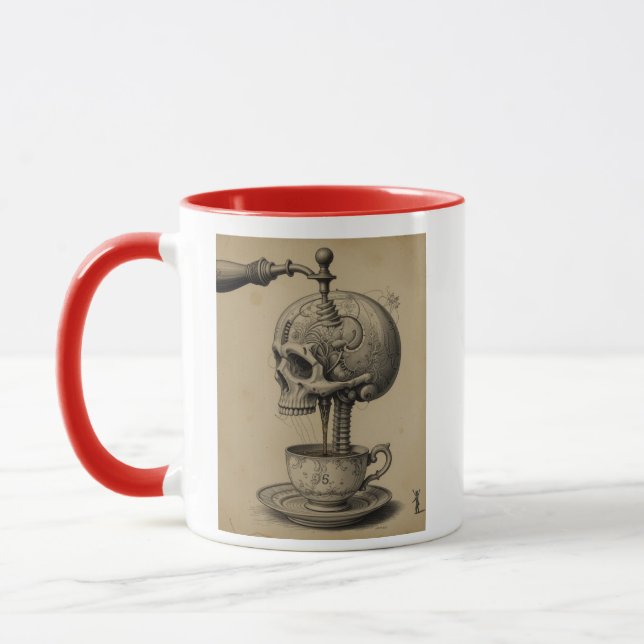 SKULL COFFEE MUG (Left)