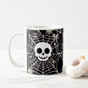 skull coffee mug
