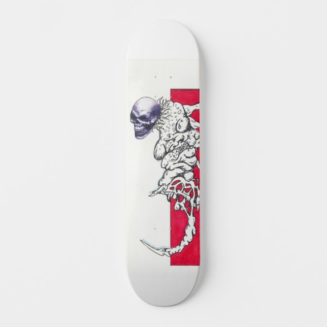 skull creature skateboard (Front)
