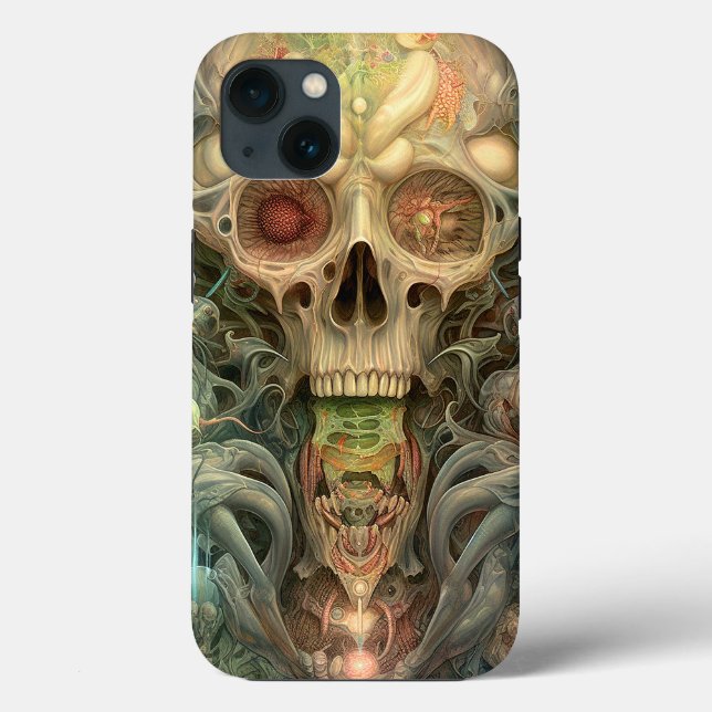 Skull Creepy Surreal Horror Art  Case-Mate iPhone Case (Back)