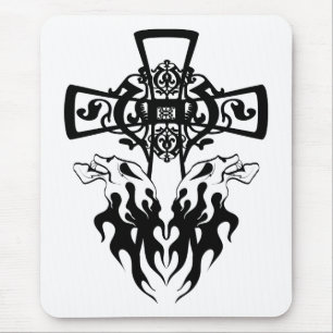 Skull Cross Mouse Mat