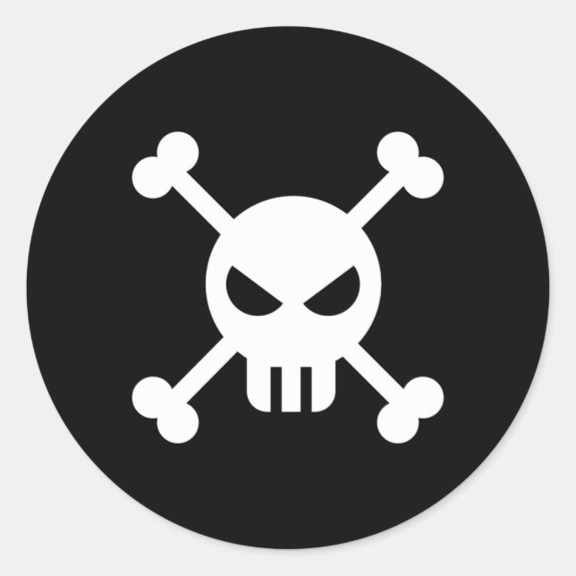 Skull & Crossbone Sticker Sheet (Front)