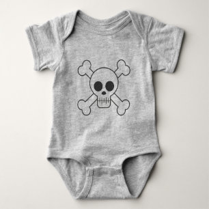 Skull & Crossbones Baby Suit Baby Bodysuit