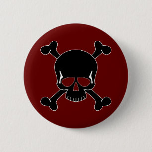 Skull & Crossbones Button