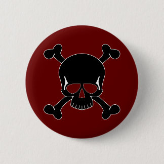 Skull & Crossbones Button