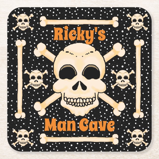 Skull & Crossbones Coasters (Front)