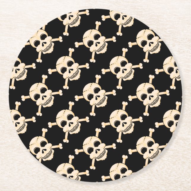 Skull & Crossbones Coasters (Front)